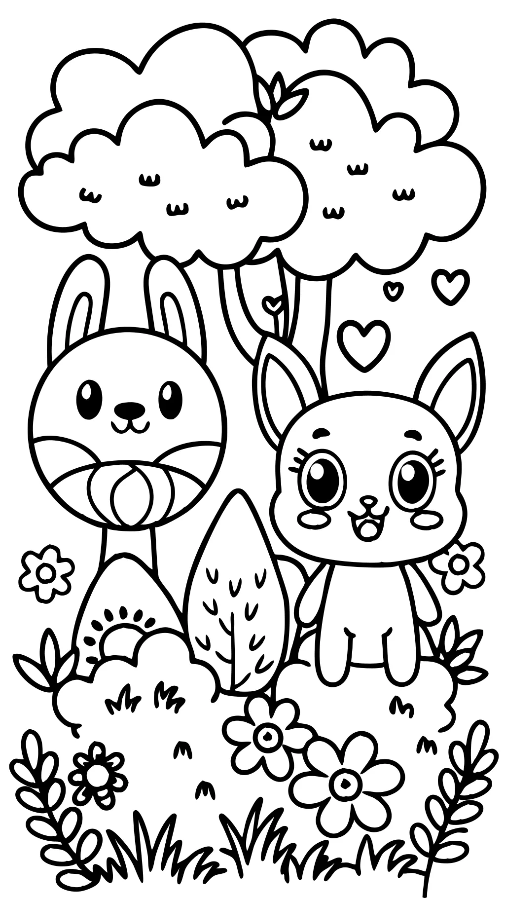 coloring pages draw so cute